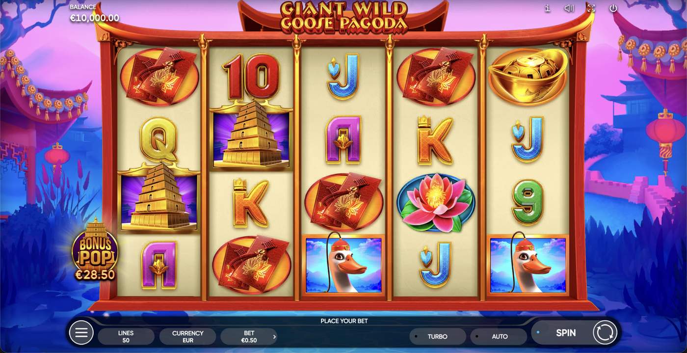 Giant Wild Goose Pagoda: image of main menu