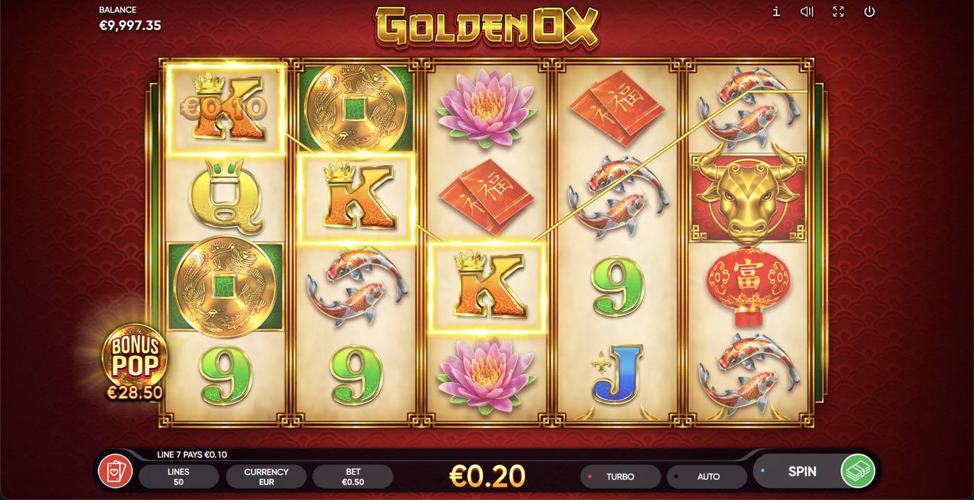 Golden Ox: image of winning