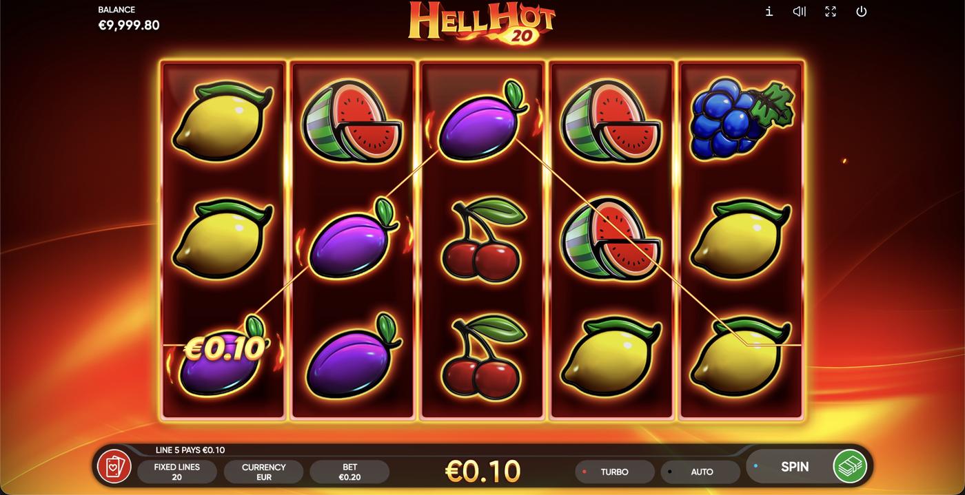 Hell Hot 20: image of winning