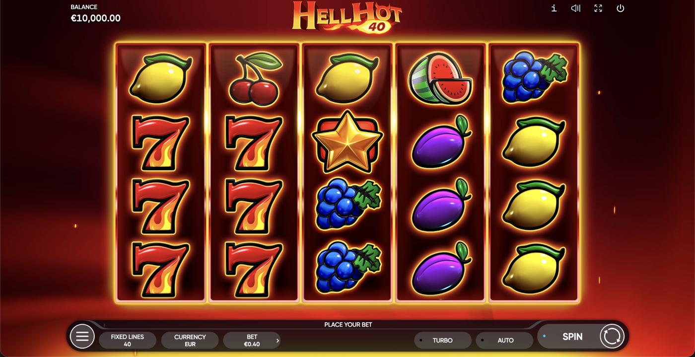 Hell Hot 40: image of main menu