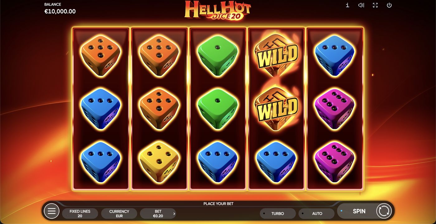 Hell Hot Dice 20: image of main menu