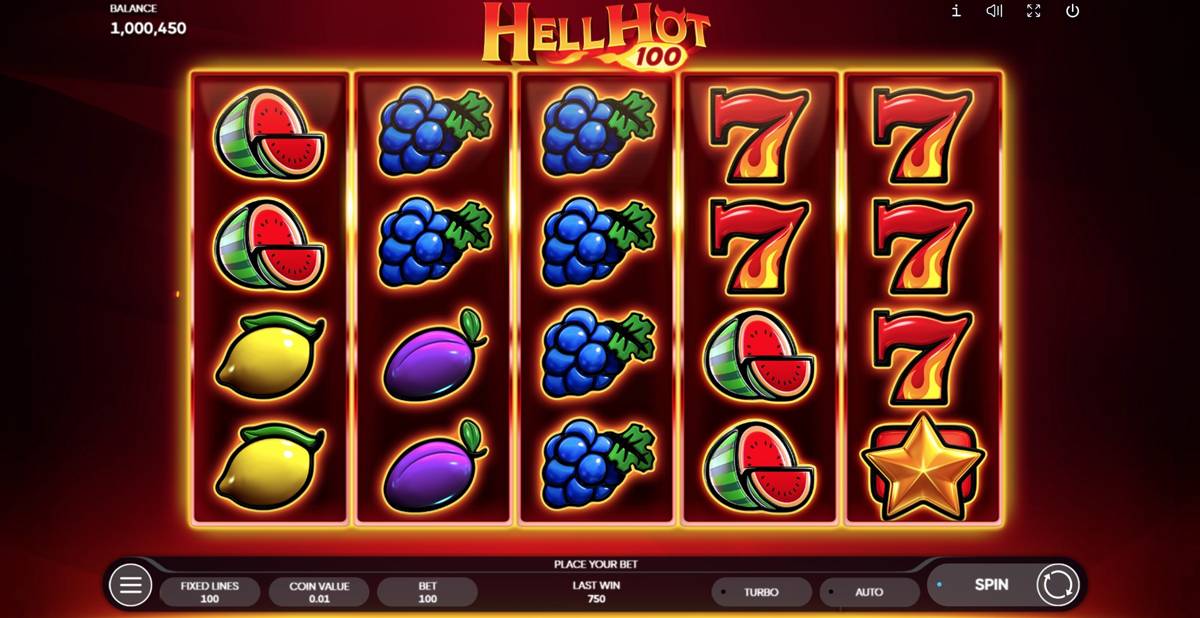 HellHot 100: image of main menu