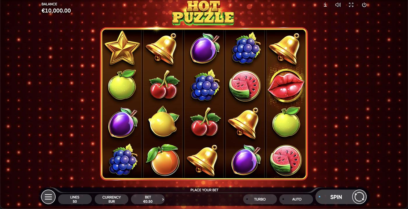Hot Puzzle: image of main menu
