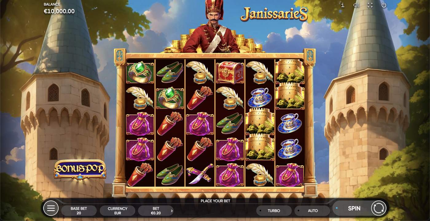 Janissaries: image of main menu