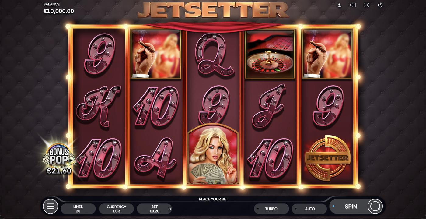 Jetsetter: image of main menu