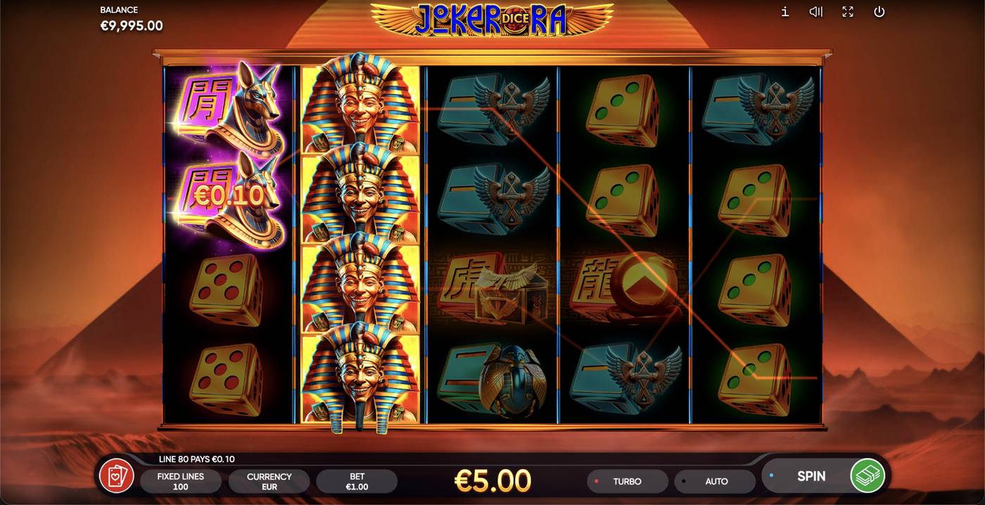 Joker Ra Dice: image of winning