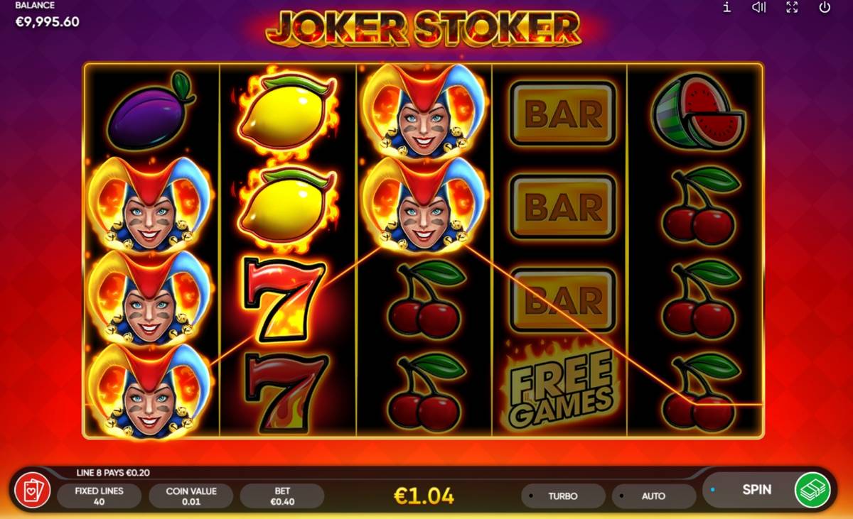 Joker Stoker: image of winning