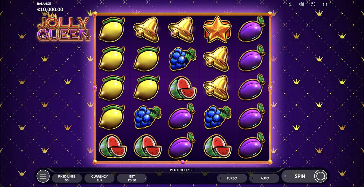 Jolly Queen: image of main menu