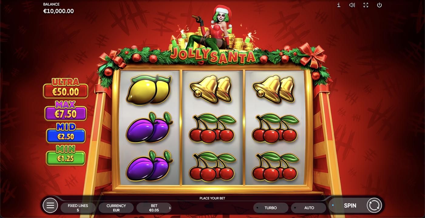 Jolly Santa: image of main menu