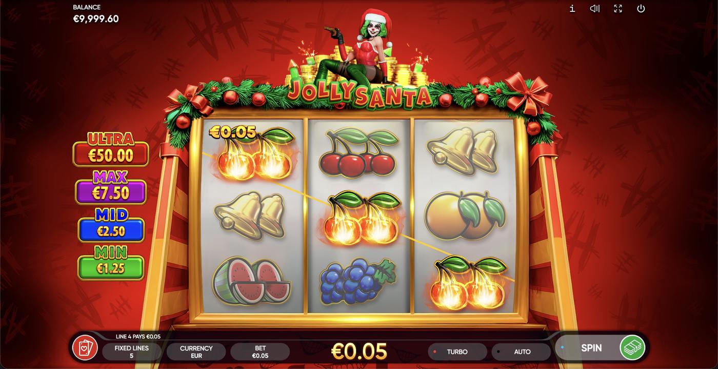 Jolly Santa: image of winning