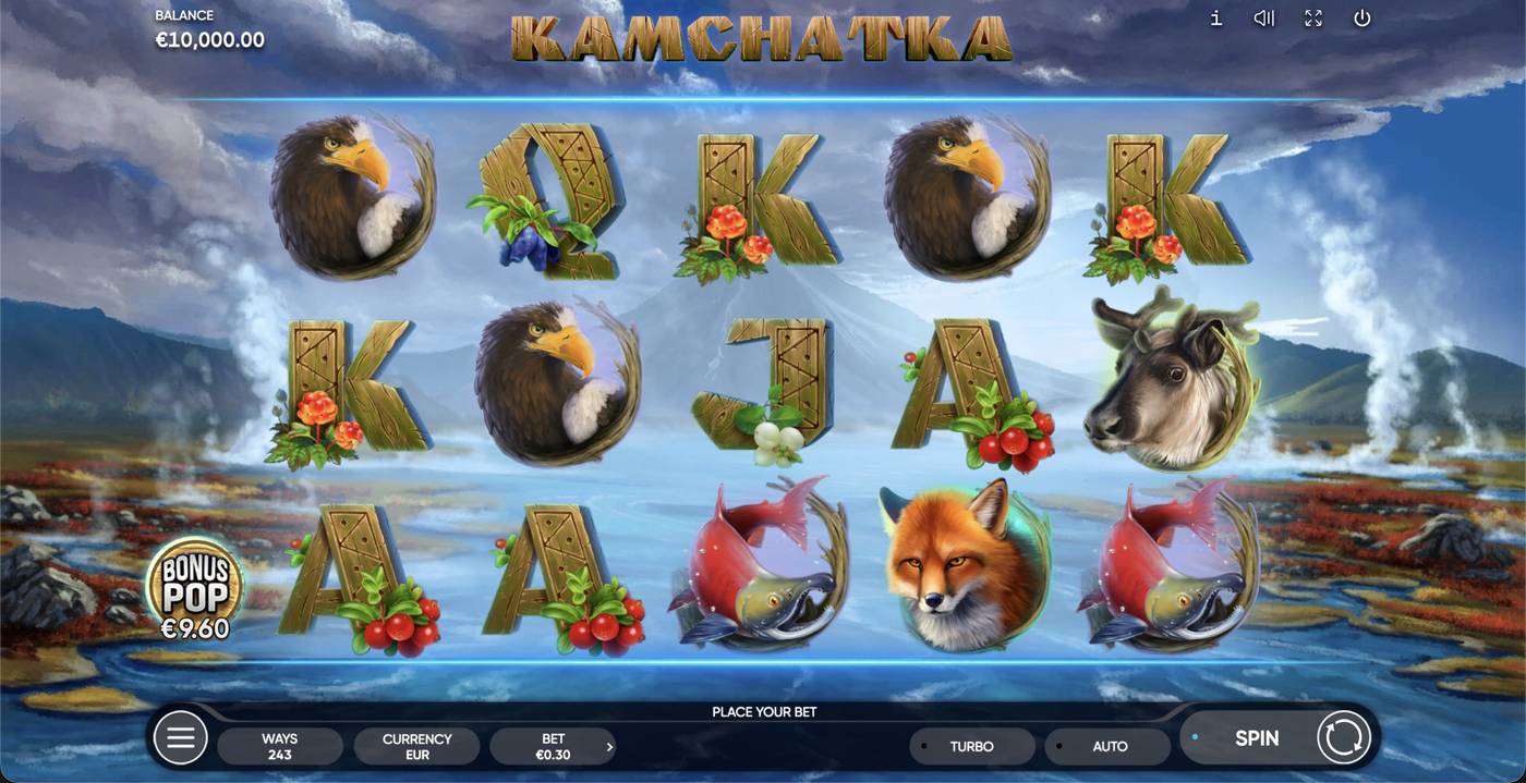 Kamchatka: image of main menu