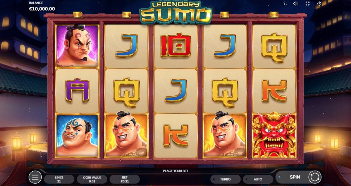 Legendary Sumo: image of main menu