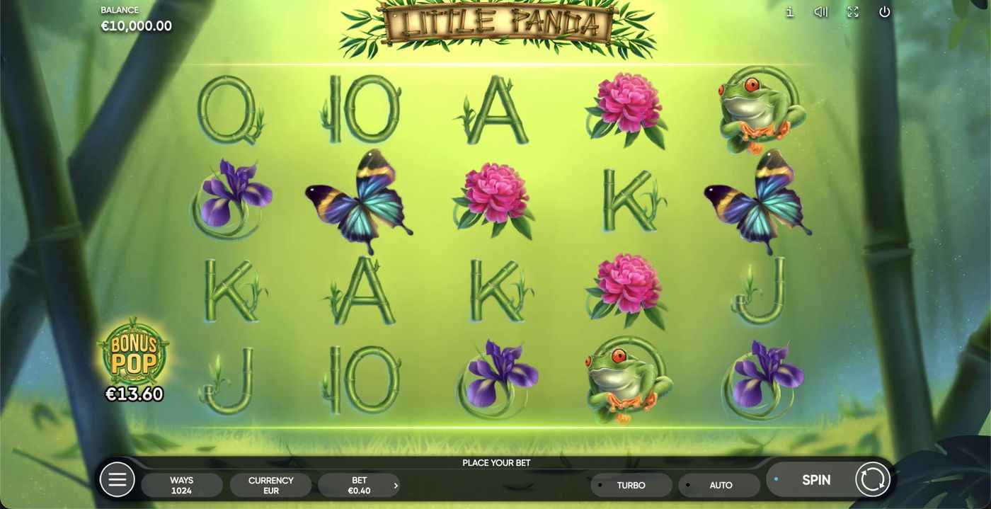 Little Panda: image of main menu