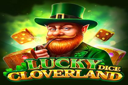 Lucky Cloverland Dice Online Slot Logo