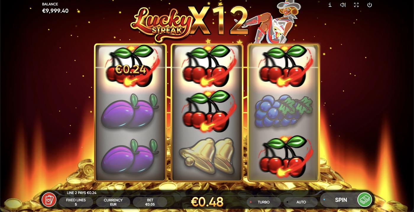 Lucky Streak X: image of winning