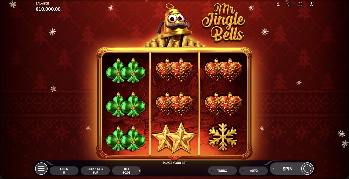 Mr. Jingle Bells: image of main menu