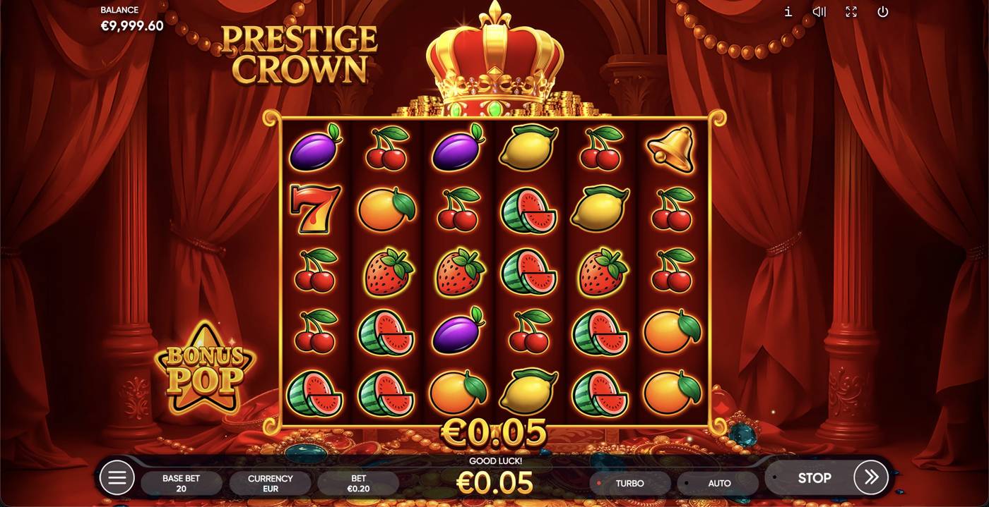 Prestige Crown: image of winning