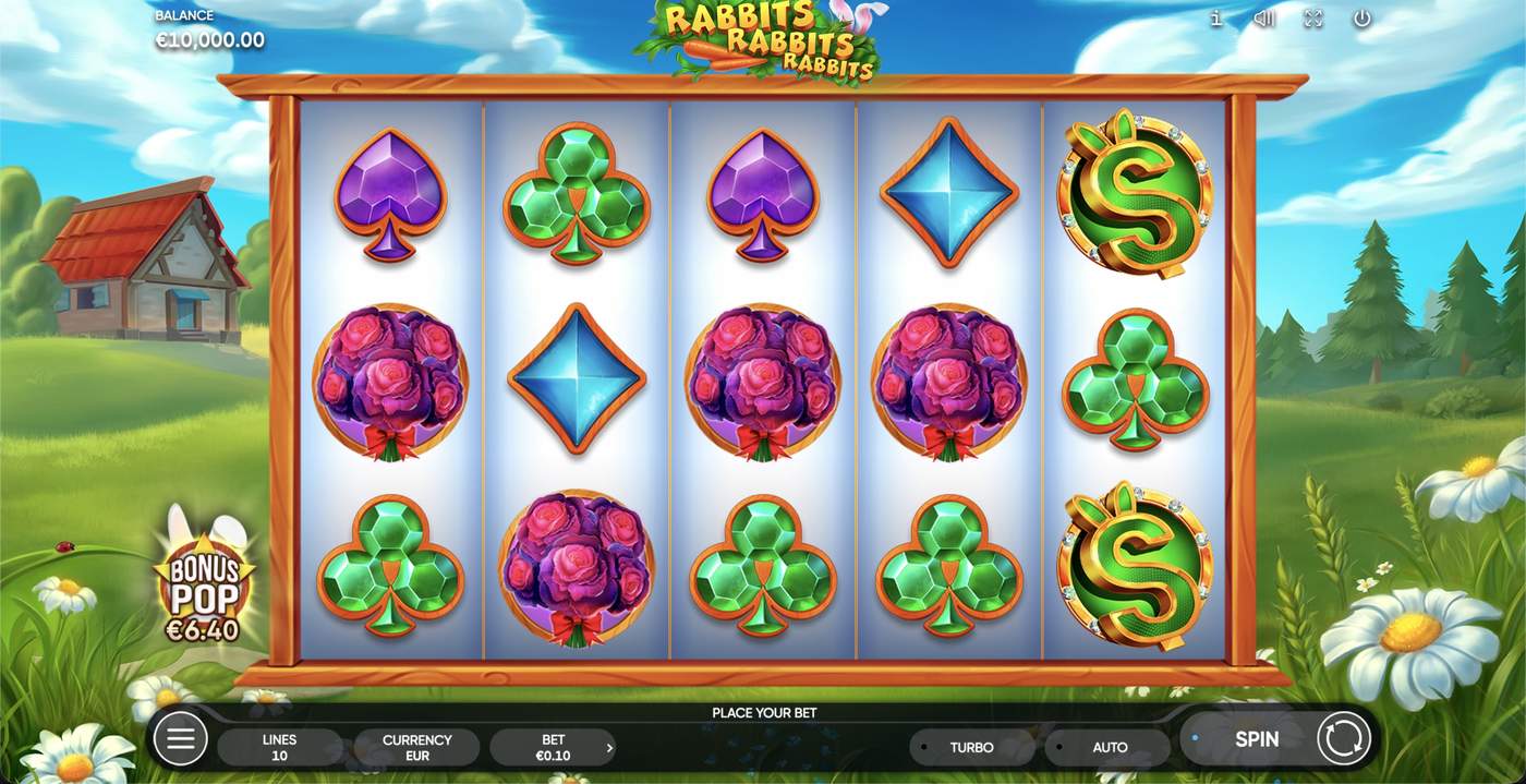 Rabbits, Rabbits, Rabbits!: image of main menu