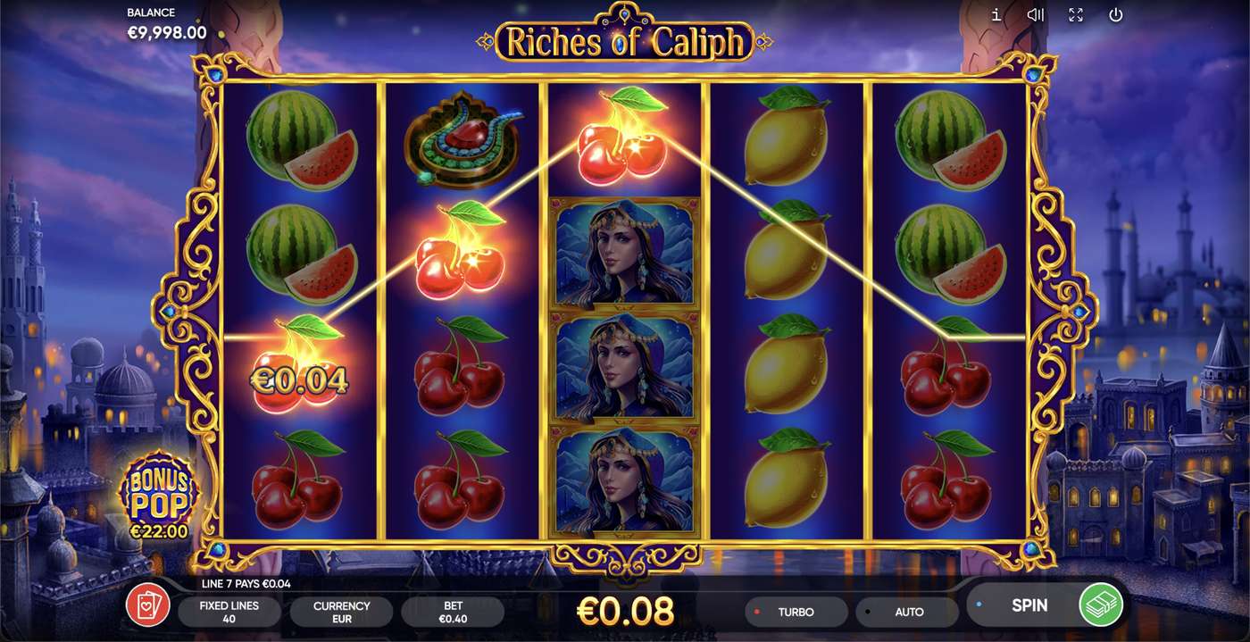 Riches of Caliph: image of winning