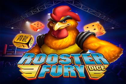 Rooster Fury Dice Online Slot Logo