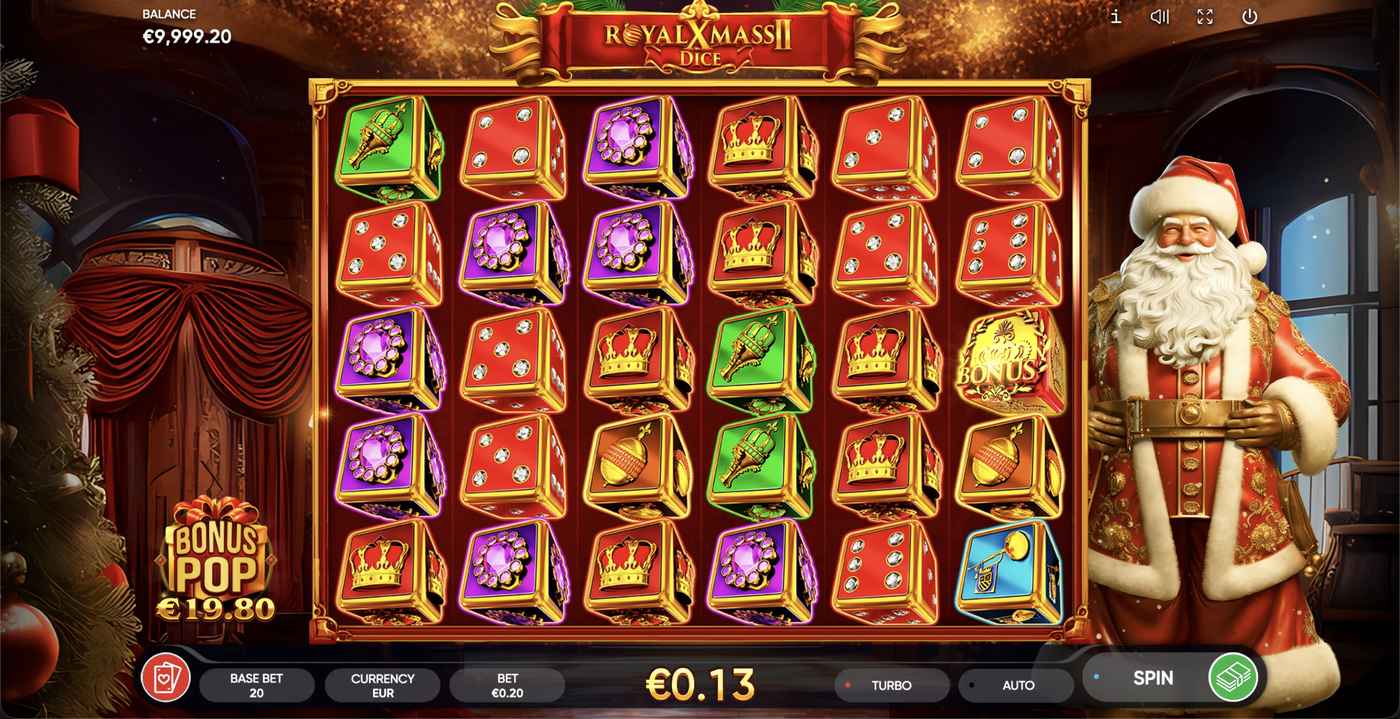 Royal Xmass 2 Dice: image of winning