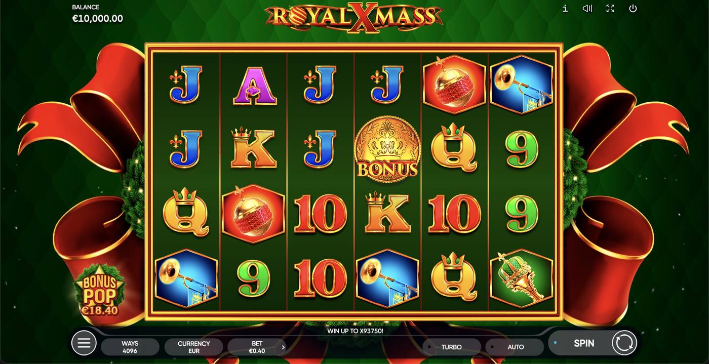 Royal Xmass: image of main menu