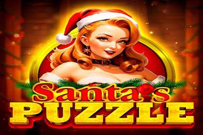 Santa's Puzzle Online Slot Logo