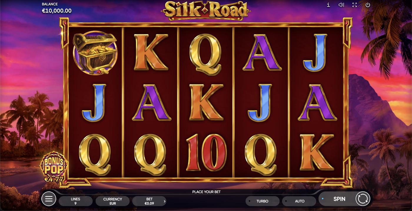 Silk Road: image of main menu