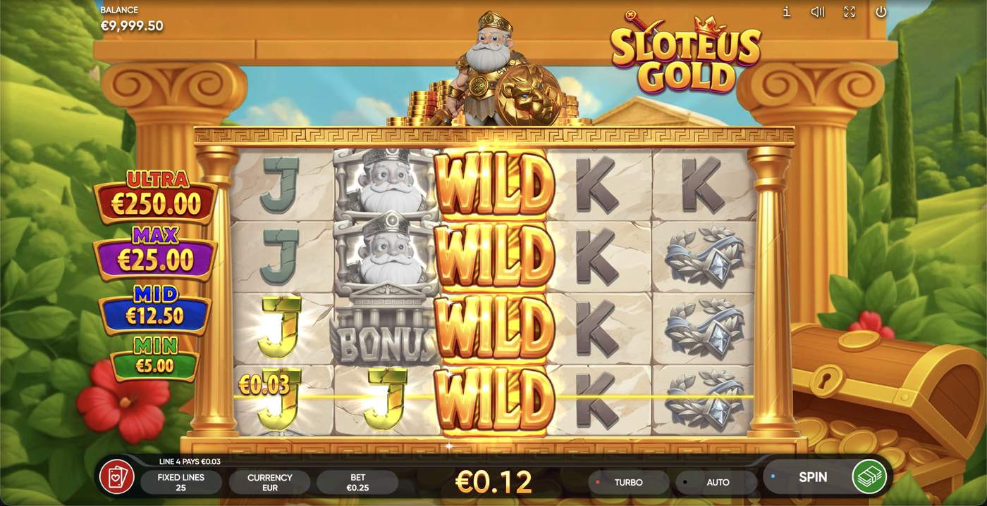 Sloteus Gold: image of winning