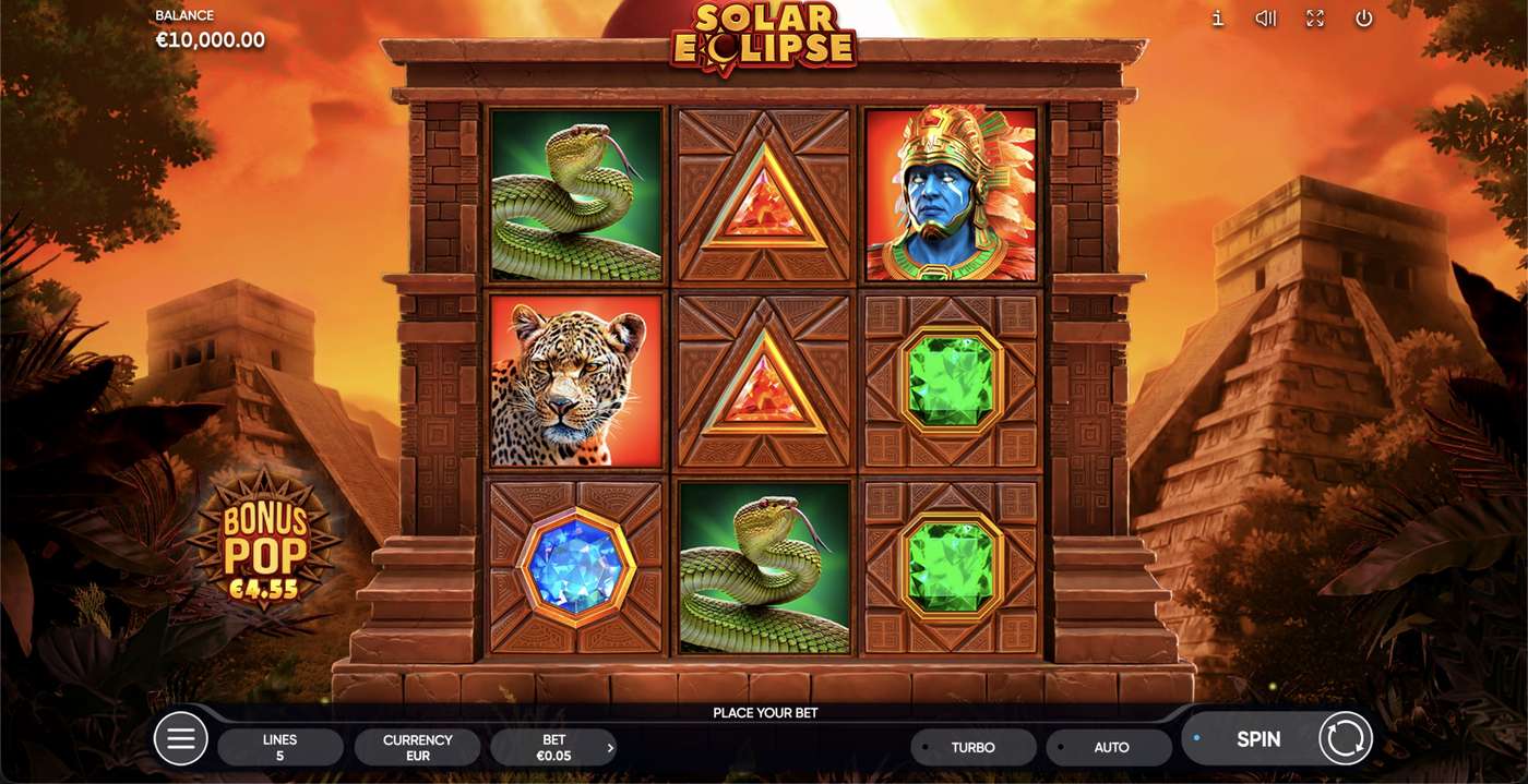 Solar Eclipse: image of main menu