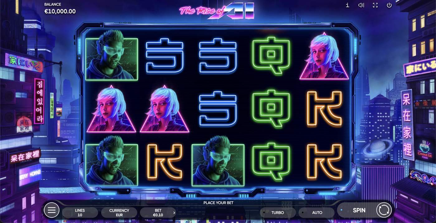 The Rise of AI: image of main menu