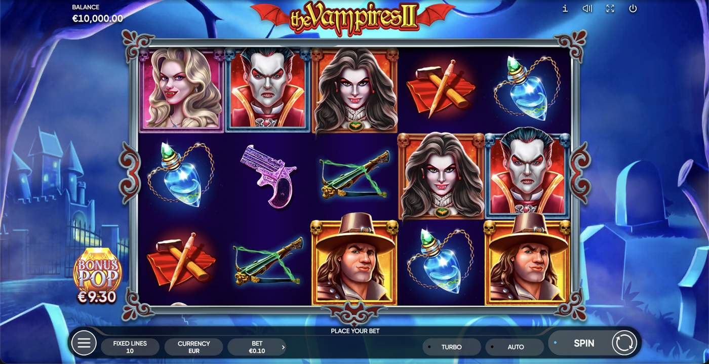 The Vampires II: image of main menu