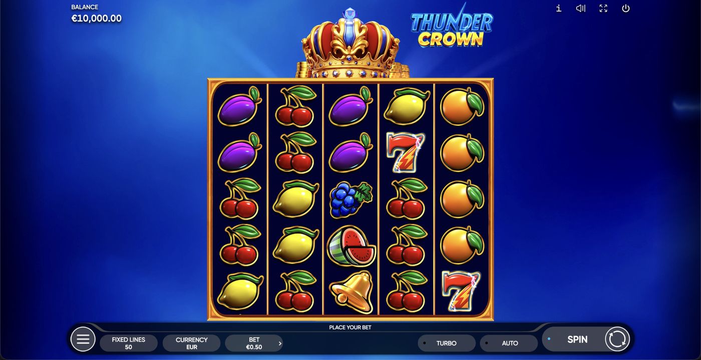 Thunder Crown: image of main menu