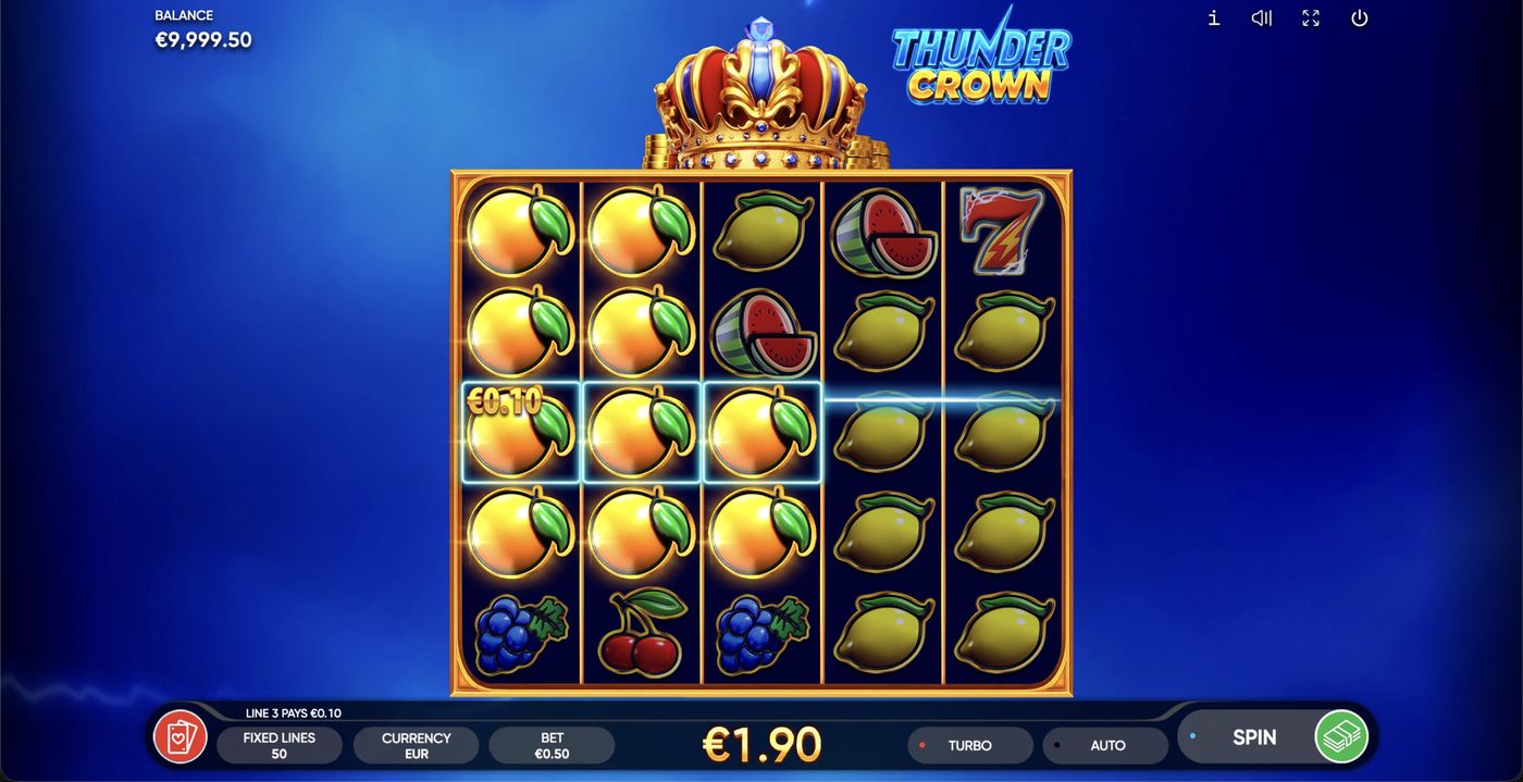 Thunder Crown: image of winning