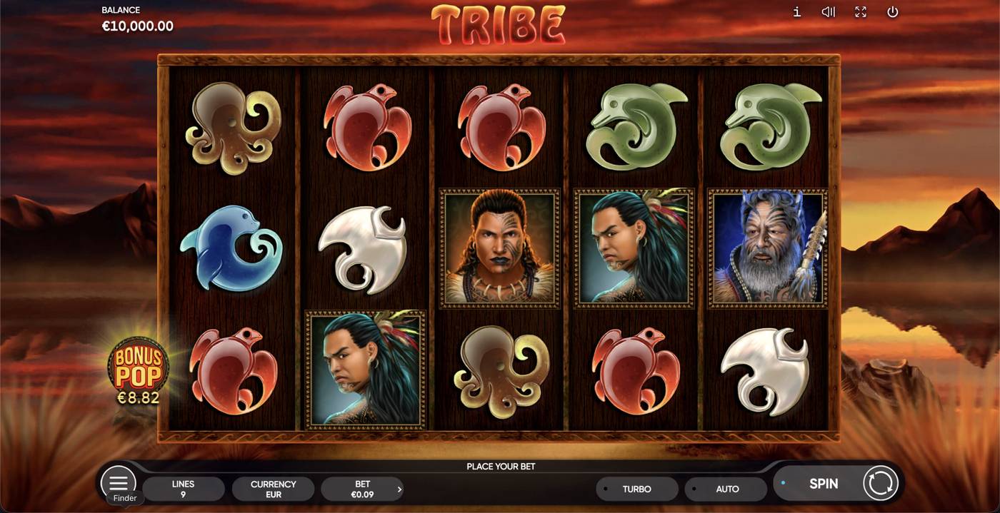 Tribe: image of main menu