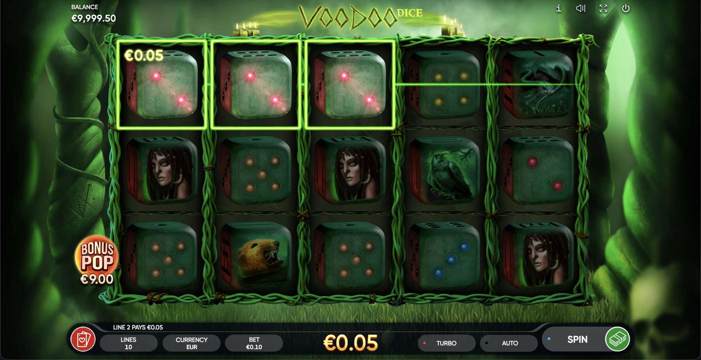 Voodoo Dice: image of winning