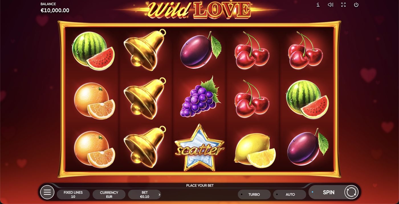 Wild Love: image of main menu