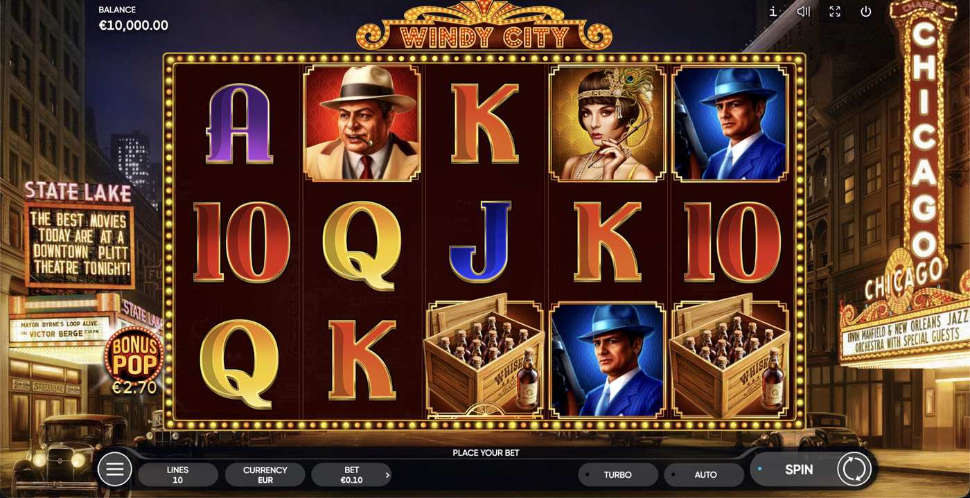 Windy City: image of main menu