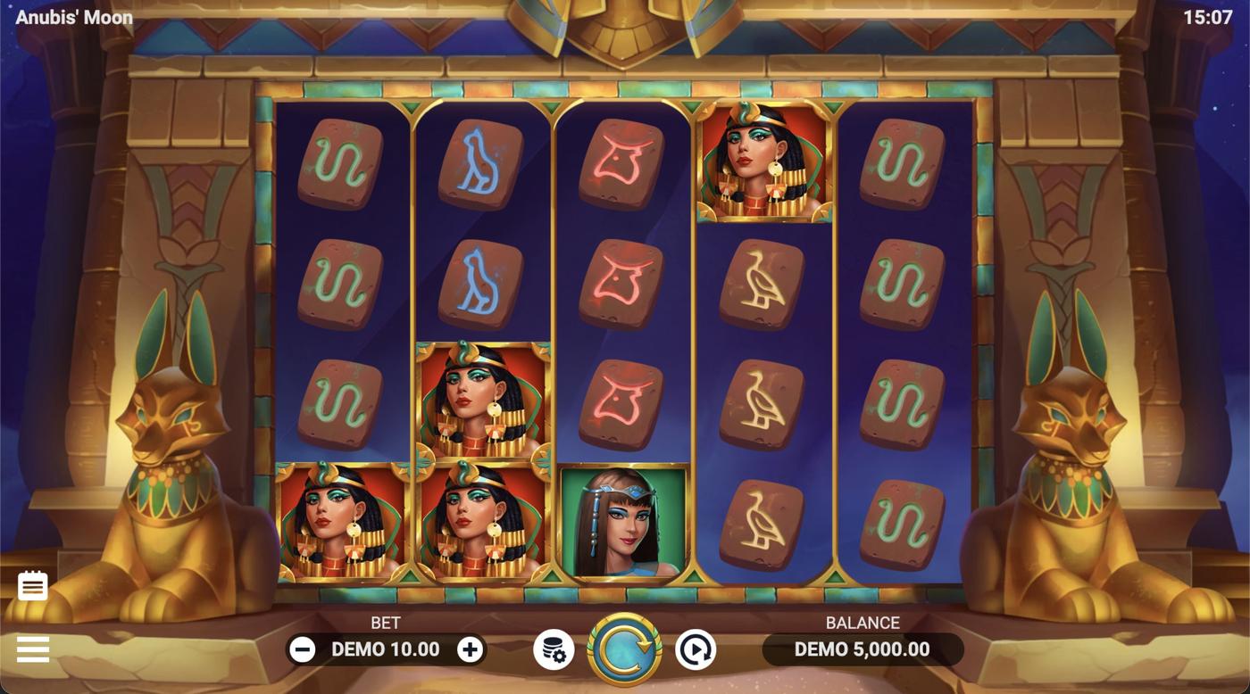 Anubis’ Moon: image of main menu