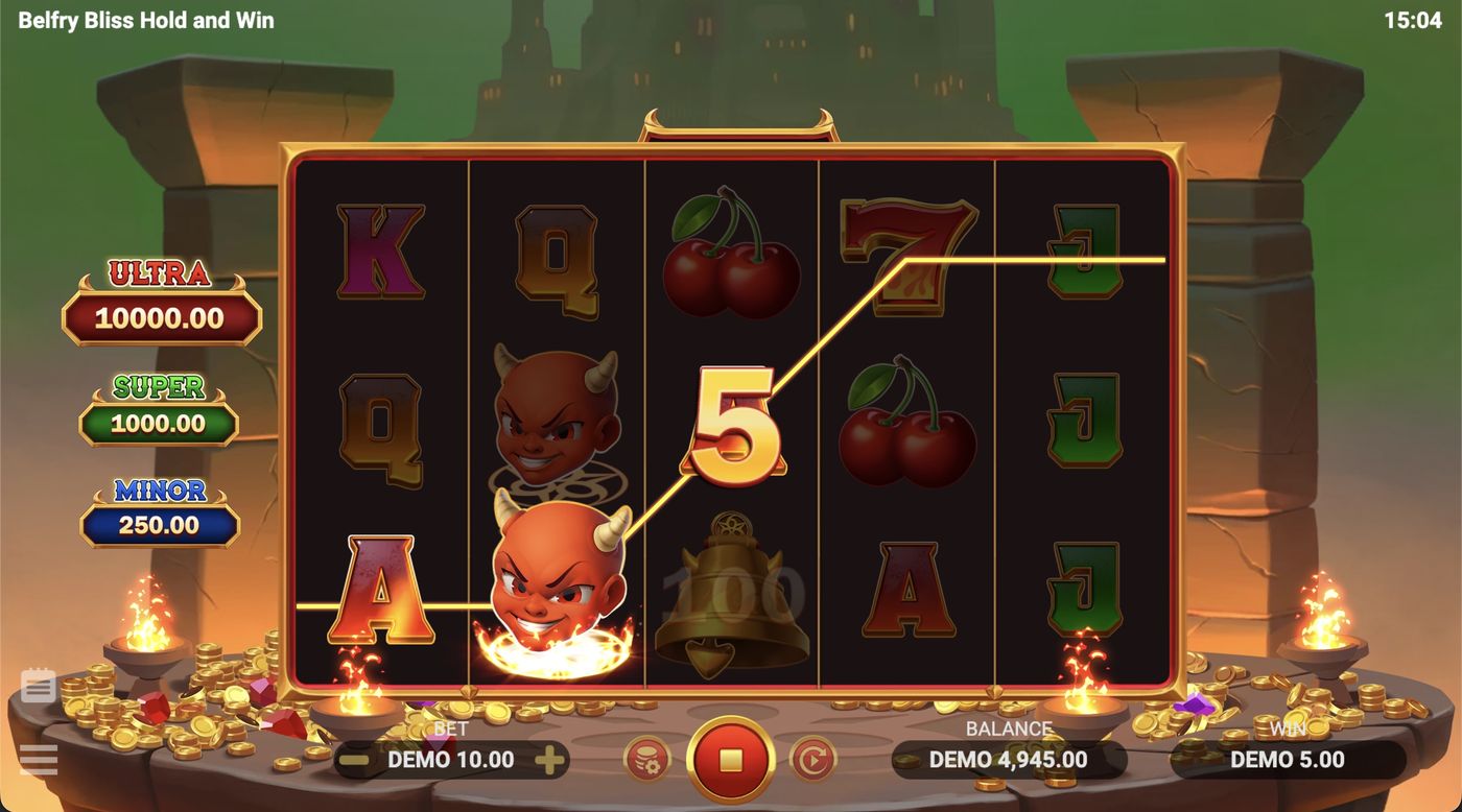 Belfry Bliss Hold & Win: image of winning