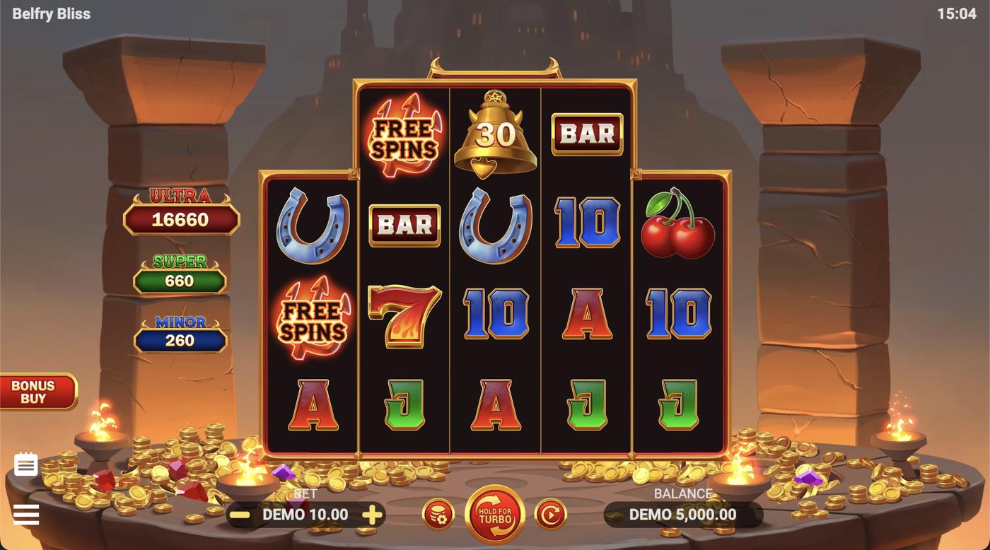 Belfry Bliss: image of main menu