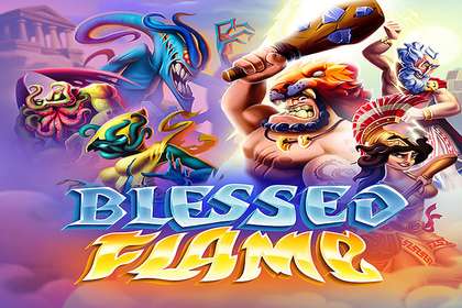Blessed Flame Online Slot Logo