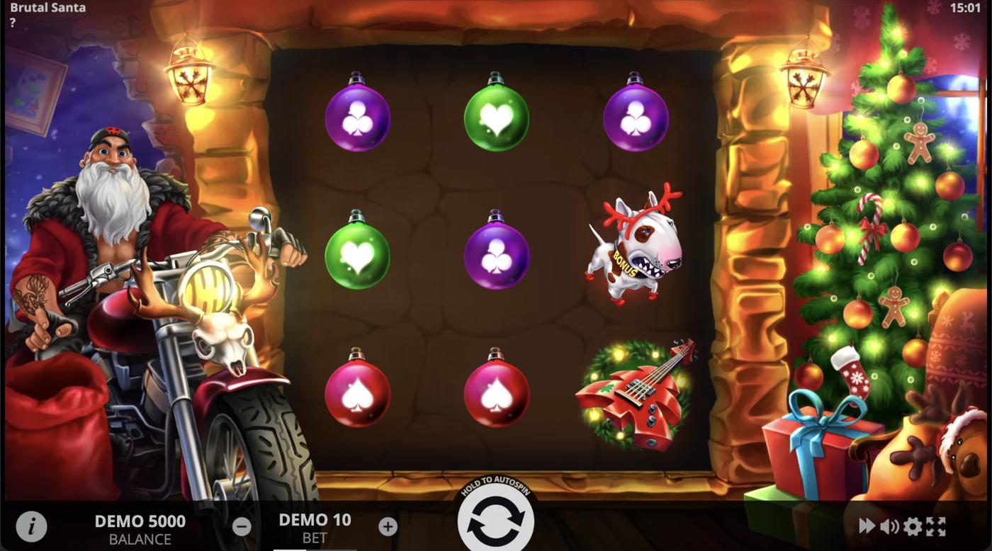 Brutal Santa: image of main menu