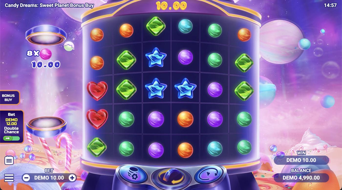 Candy Dreams: Sweet Planet Bonus Buy: image of winning