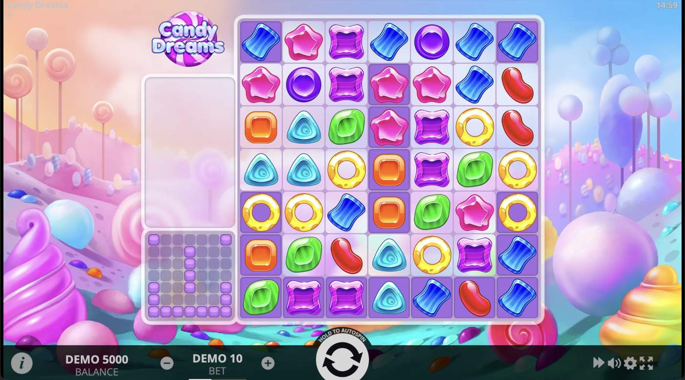 Candy Dreams: image of main menu