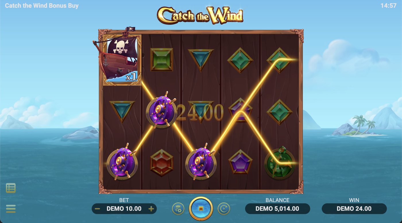 Catch the Wind Bonus Buy: image of winning