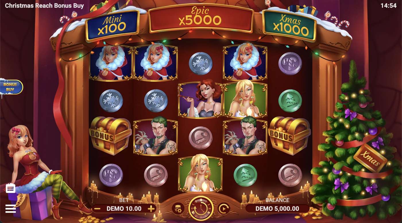 Christmas Reach Bonus Buy: image of main menu