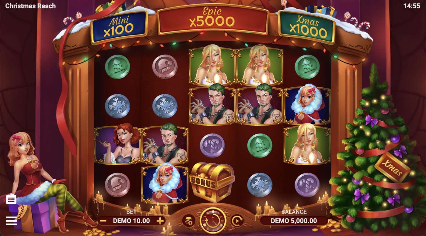 Christmas Reach: image of main menu