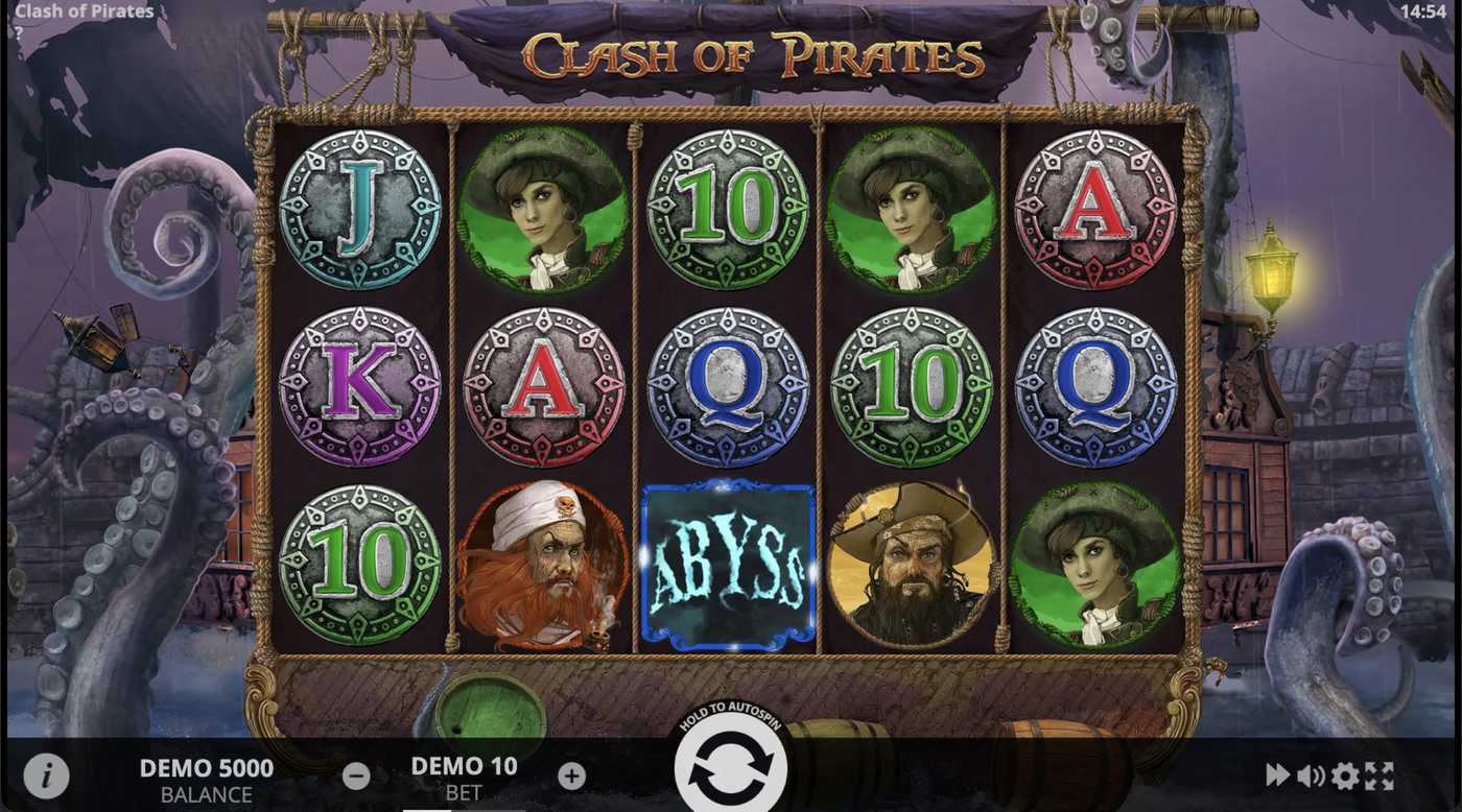 Clash of Pirates: image of main menu