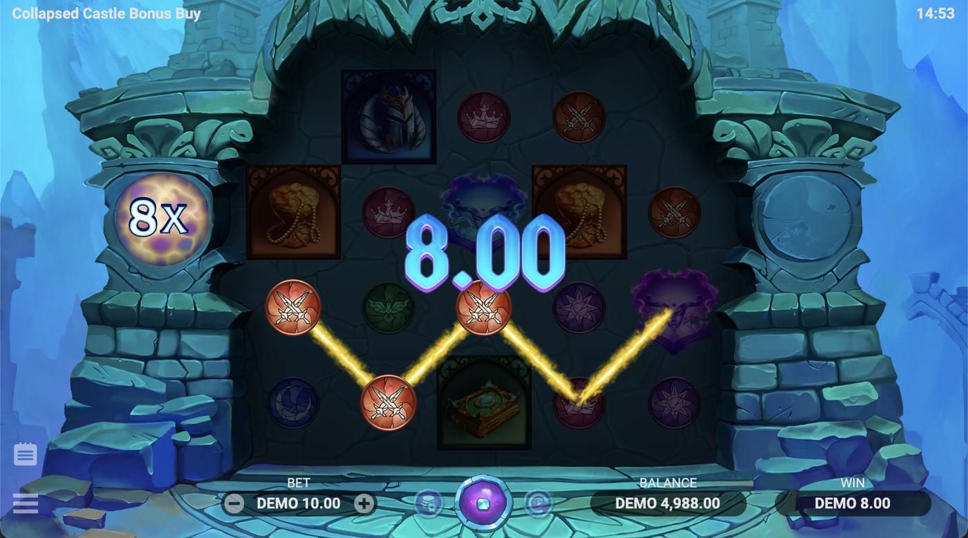 Collapsed Castle Bonus Buy: image of winning